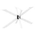Miniatyrbilde 1 av 9: vidaXL Spisebordben edderkopp form hvit 150x78x(72-73) cm stål