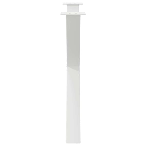 vidaXL Spisebordben X-formet 3 stk hvit 90 x (72-73) cm stål