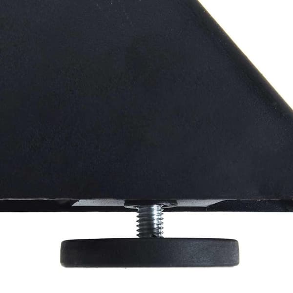 vidaXL Spisebordben edderkoppformet antrasitt 150x78x(72-73) cm stål