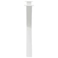 Miniatyrbilde 6 av 10: vidaXL Spisebordben X-formet 2 stk hvit 90 x (72-73) cm stål
