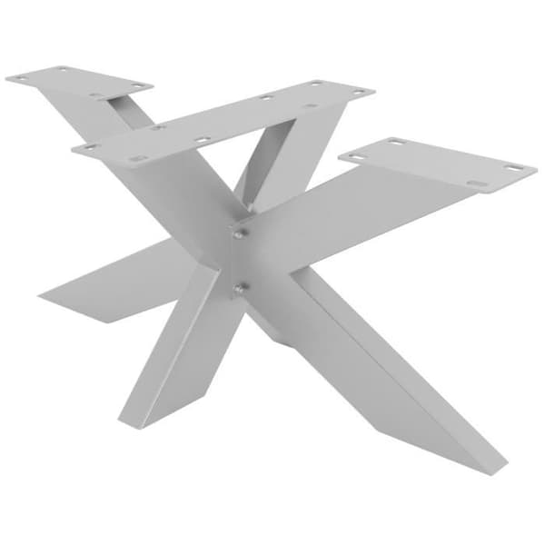 Duncan Design stålben för bord Industriell stil DIY spindelform, rostfritt stål-98x58x43 cm