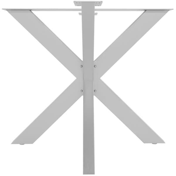 Duncan Design stålben för bord Industriell stil DIY spindelform, rostfritt stål-85x85x71 cm