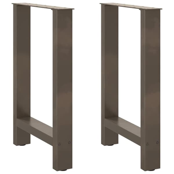 Soffbordsben naturstål 2 st 50x(72-73) cm stål