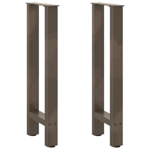 Soffbordsben naturstål 2 st 38x(72-73) cm stål