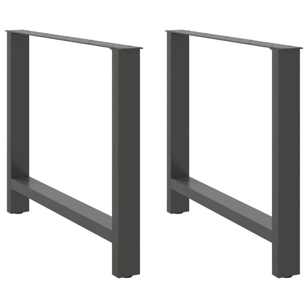 Soffbordsben antracit 2 st 100x(72-73) cm stål