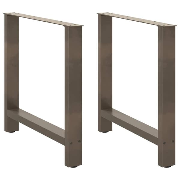 Soffbordsben naturstål 2 st 70x(72-73) cm stål