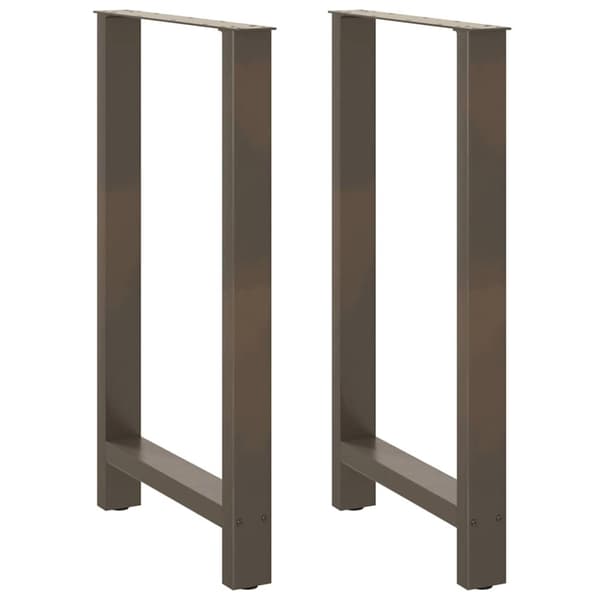 Soffbordsben naturstål 2 st 60x(100-101) cm stål