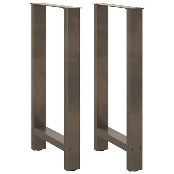 Soffbordsben naturstål 2 st 50x(90-91) cm stål