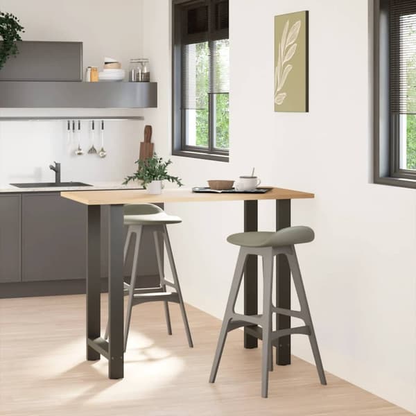 Soffbordsben antracit 2 st 60x(100-101) cm stål
