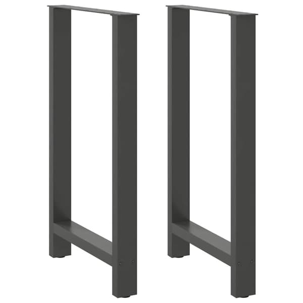 Soffbordsben antracit 2 st 60x(100-101) cm stål