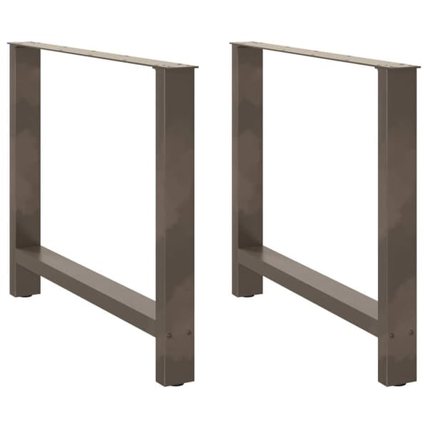 Soffbordsben naturstål 2 st 100x(72-73) cm stål