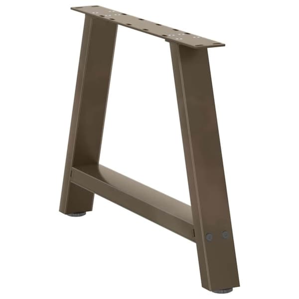 vidaXL Salongbordben A-formet 2 stk 70 x (42-43) cm stål