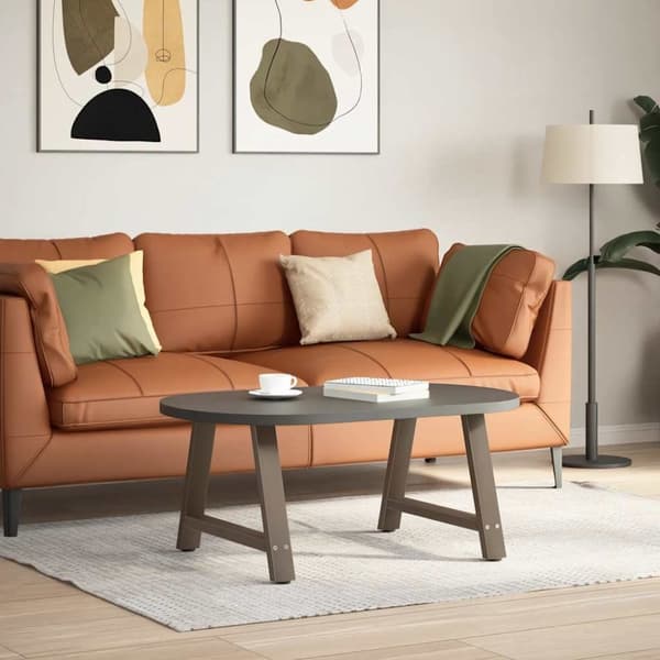 vidaXL Salongbordben A-formet 2 stk 70 x (42-43) cm stål