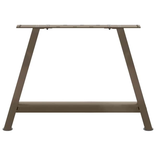 vidaXL Sohvapöydän jalat A-muotoiset 2 kpl 70x(42-43) cm teräs
