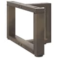 Pikkukuva 4 / 10: vidaXL Sohvapöydän jalat T-muotoiset 2 kpl musta 50x25x(30-31) cm teräs