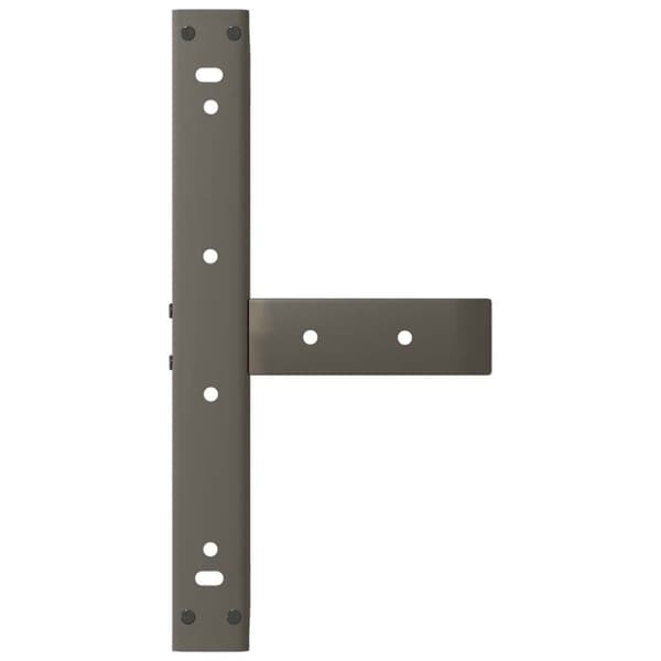 vidaXL Sohvapöydän jalat T-muotoiset 2 kpl musta 50x25x(30-31) cm teräs