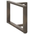 Miniatyrbilde 4 av 10: vidaXL Salongbordben T-formet 2 stk svart 60x25x(42-43) cm stål