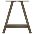 Miniatyrbilde 5 av 10: vidaXL Salongbordben A-formet 2 stk 38 x (42-43) cm stål