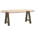Miniatyrbilde 8 av 10: vidaXL Salongbordben A-formet 2 stk 38 x (42-43) cm stål