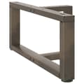 Miniatyrbilde 4 av 10: vidaXL Salongbordben T-formet 2 stk svart 60x25x(30-31) cm stål