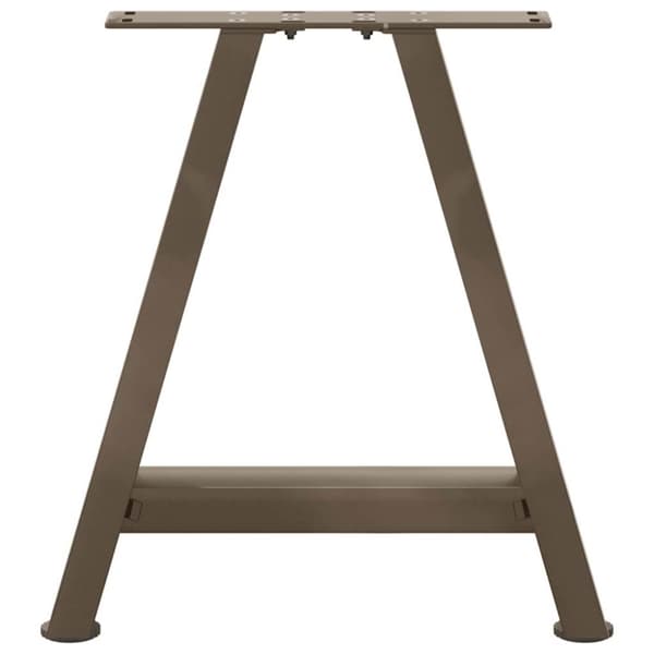 vidaXL Sohvapöydän jalat A-muotoiset 2 kpl 38x(42-43) cm teräs