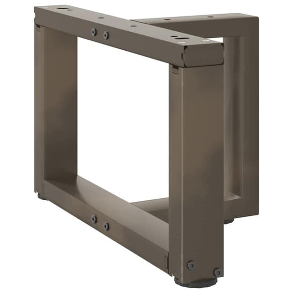 vidaXL sohvapöydän jalat T-muotoiset 2 kpl 40x25x(30-31) cm teräs