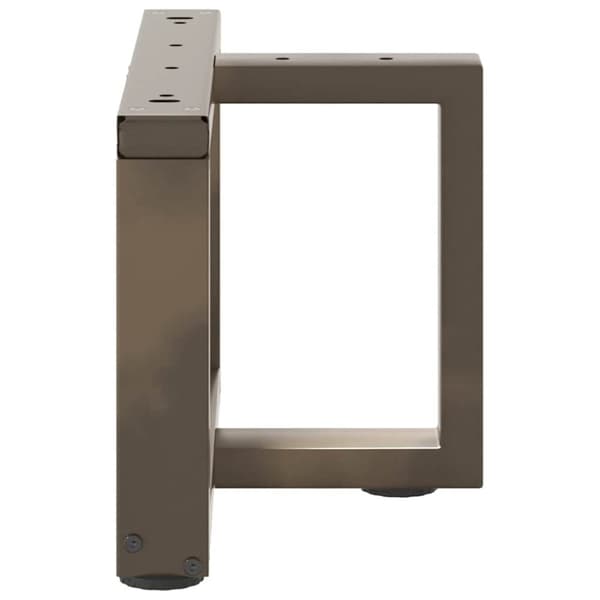vidaXL sohvapöydän jalat T-muotoiset 2 kpl 40x25x(30-31) cm teräs