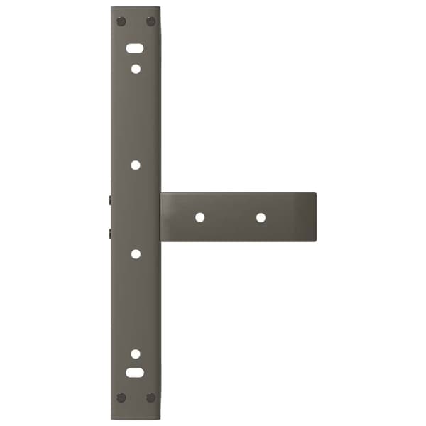 vidaXL sohvapöydän jalat T-muotoiset 2 kpl 40x25x(30-31) cm teräs