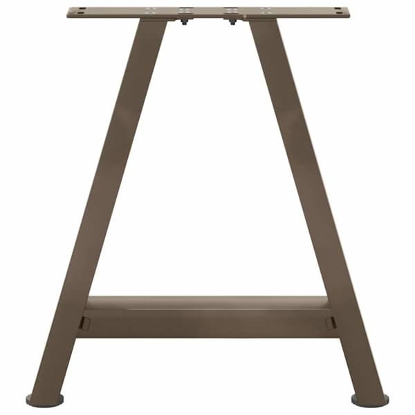 vidaXL sofabordben A-formet 2 stk 50x(42-43) cm stål