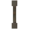 Miniatyrbilde 7 av 10: vidaXL Salongbordben X-formet 2 stk naturstål 70 x (30-31) cm stål