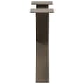 Miniatyrbilde 6 av 10: vidaXL Salongbordben X-formet 2 stk naturstål 50x(42-43) cm stål