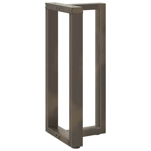 vidaXL Baaripöydän jalat T-muotoiset 2 kpl 50x35x(90-91) cm teräs