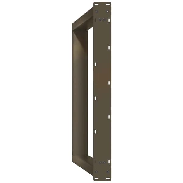 vidaXL Matbordsben U-formad 2 st naturstål 80x(72-73) cm stål