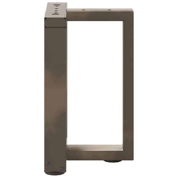 vidaXL sohvapöydän jalat T-muotoiset 2 kpl 28x25x(42-43) cm teräs
