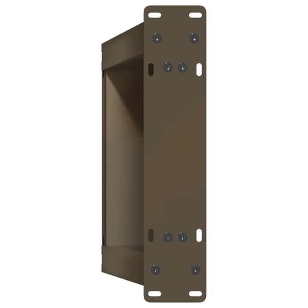 vidaXL sofabordben U-formet 2 stk. naturstål 28x(42-43) cm stål