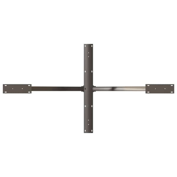 vidaXL ruokapöydän jalka, hämähäkin muoto, 150x78x(72-73) cm, teräs