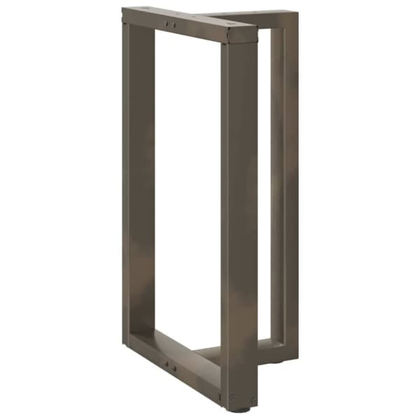 vidaXL Baaripöydän jalat T-muotoiset 2 kpl 60x35x(90-91) cm teräs