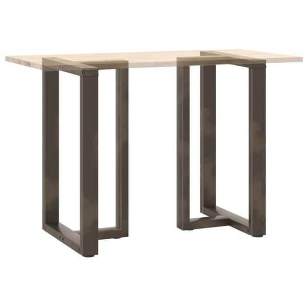 vidaXL Baaripöydän jalat T-muotoiset 2 kpl 60x35x(90-91) cm teräs