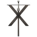 Miniatyrbilde 4 av 9: vidaXL Spisebordben edderkoppformet svart 150x78x(72-73) cm stål