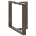 Miniatyrbilde 3 av 10: vidaXL Spisebordben T-formet 2 stk svart 70x35x(72-73) cm stål
