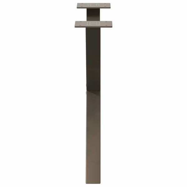 vidaXL sofabordben X-formet 2 stk. naturstål 50x(42-43) cm stål