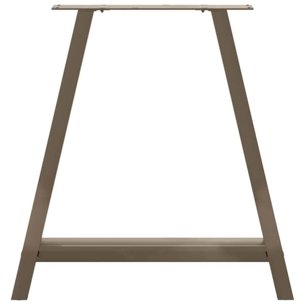 vidaXL Soffbordsben A-formade 2 st 70x(72-73) cm stål