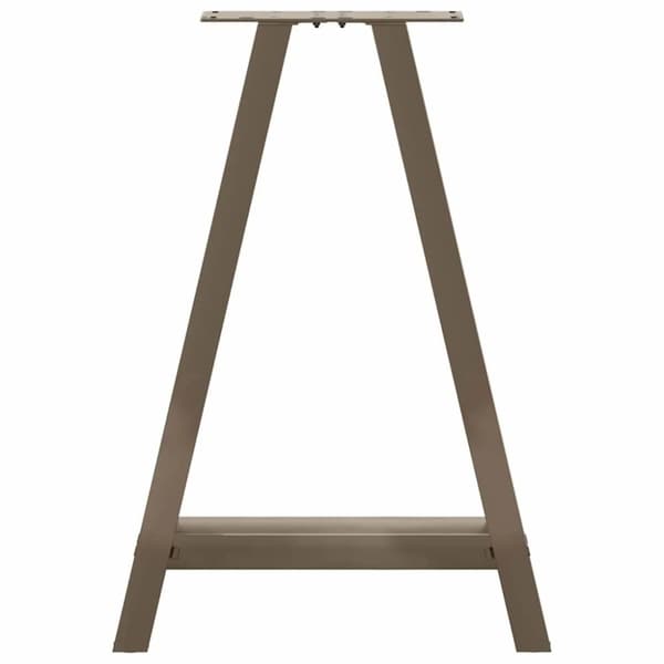 vidaXL Soffbordsben A-formade 2 st 50x(72-73) cm stål