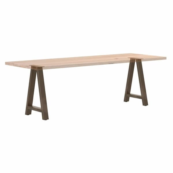 vidaXL Soffbordsben A-formade 2 st 50x(72-73) cm stål