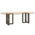 Miniatyrbilde 8 av 10: vidaXL Salongbordben T-formet 2 stk svart 38x25x(42-43) cm stål