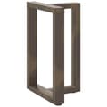 Miniatyrbilde 4 av 10: vidaXL Spisebordben T-formet 2 stk svart 60x35x(72-73) cm stål