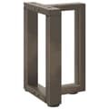 Pikkukuva 4 / 10: vidaXL Sohvapöydän jalat T-muotoiset 2 kpl musta 38x25x(42-43) cm teräs