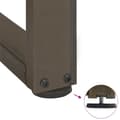 Pikkukuva 9 / 10: vidaXL Sohvapöydän jalat T-muotoiset 2 kpl musta 38x25x(42-43) cm teräs
