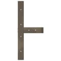 Miniatyrbilde 7 av 10: vidaXL Spisebordben T-formet 2 stk svart 80x35x(72-73) cm stål