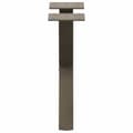 Miniatyrbilde 5 av 9: vidaXL Salongbordben X-formet 2 stk naturstål 30x(30-31) cm stål